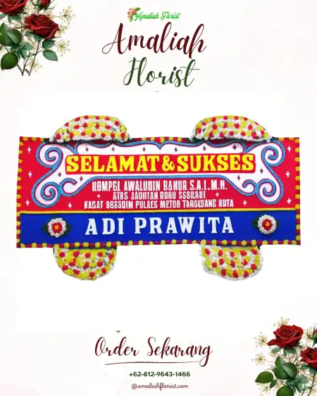 Papan Bunga Ucapan Selamat Silirejo